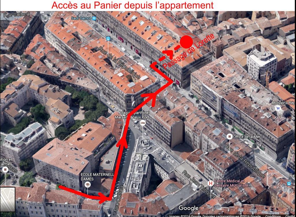 Ferienwohnung La Butte Des Carmes - 3Mn Du Panier Marseilles Exterior foto