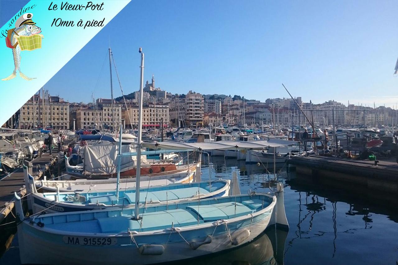 Ferienwohnung La Butte Des Carmes - 3Mn Du Panier Marseilles Exterior foto